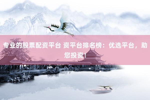 专业的股票配资平台 资平台排名榜：优选平台，助您投资！