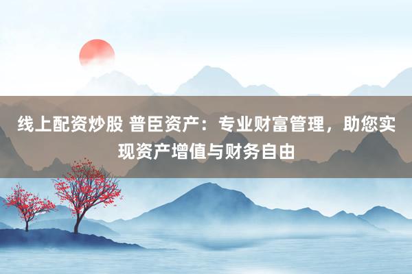 线上配资炒股 普臣资产：专业财富管理，助您实现资产增值与财务自由