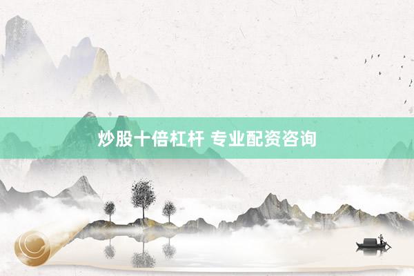 炒股十倍杠杆 专业配资咨询